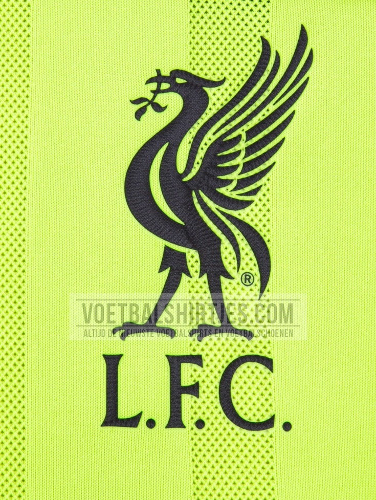 liverpool uitshirt 2017 geel