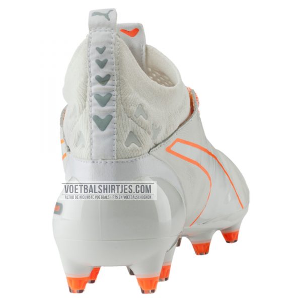 puma evotouch pro fg white orange