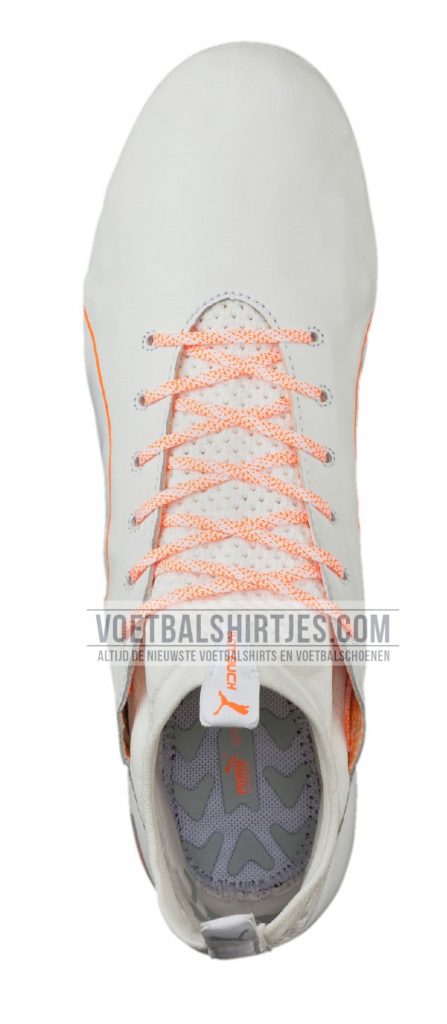 puma evotouch white orange