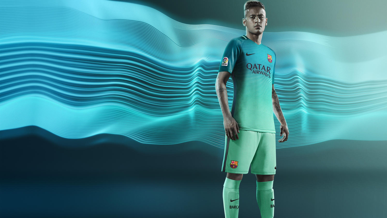 FC Barcelona third kit 2017 Neymar