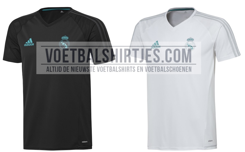 Real Madrid trainingsshirts 2017/18