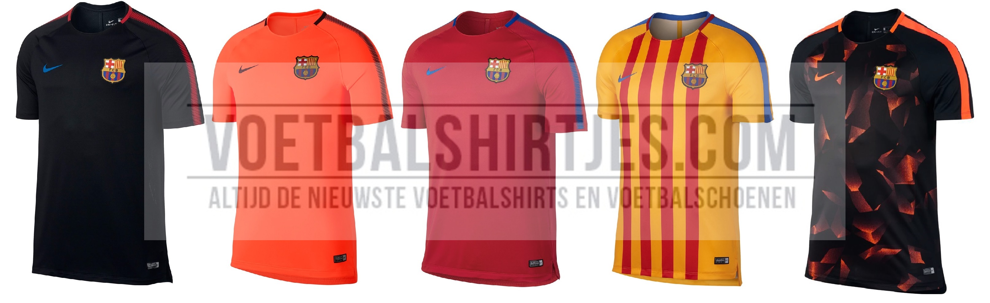 FC Barcelona 17/18 trainingsshirts