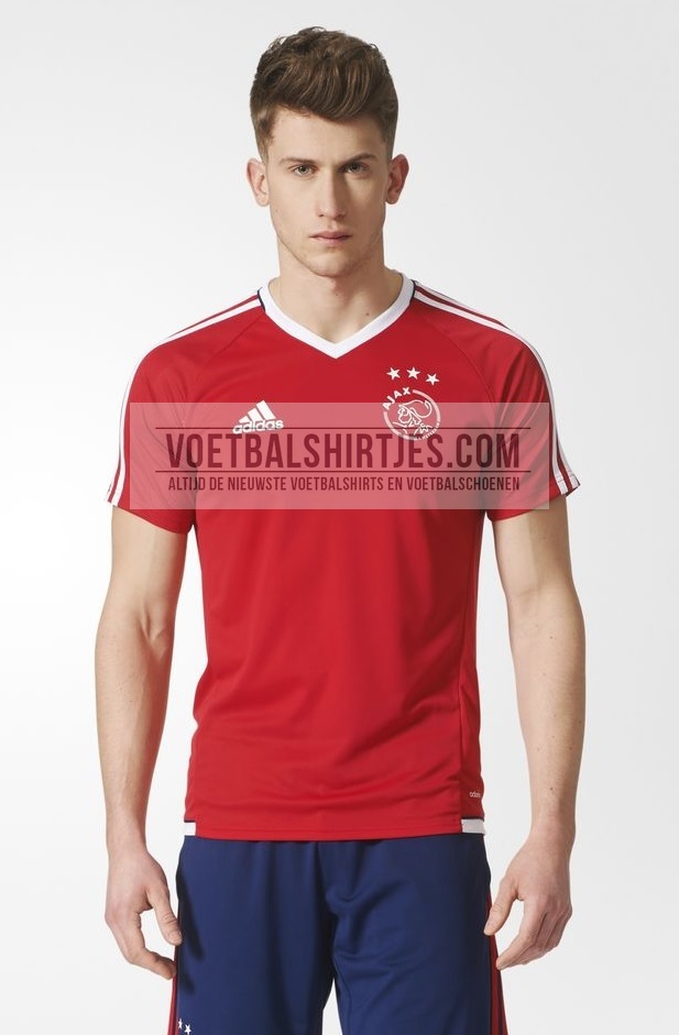 ajax 17-18 trainingsshirt rood