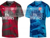 arsenal 17-18 pre match tops