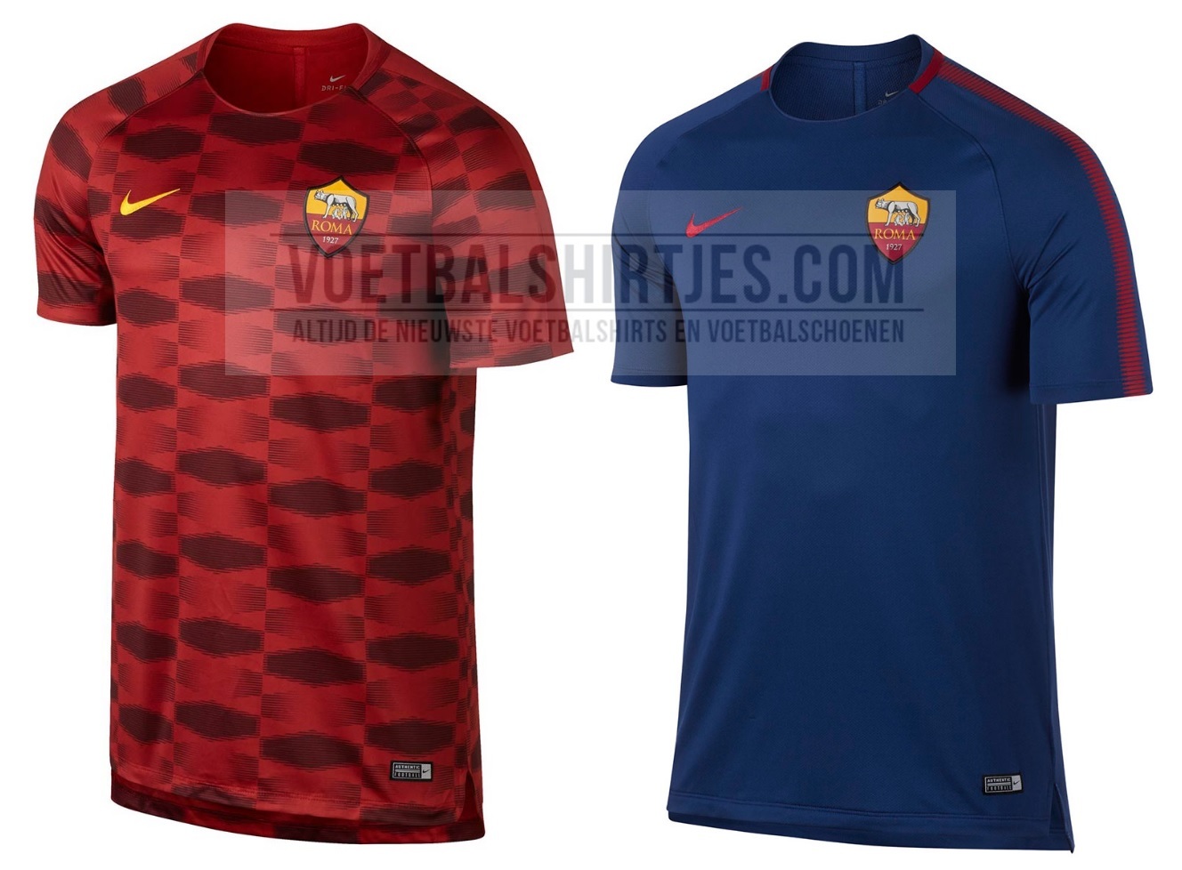 AS Roma trainingsshirts 17-18