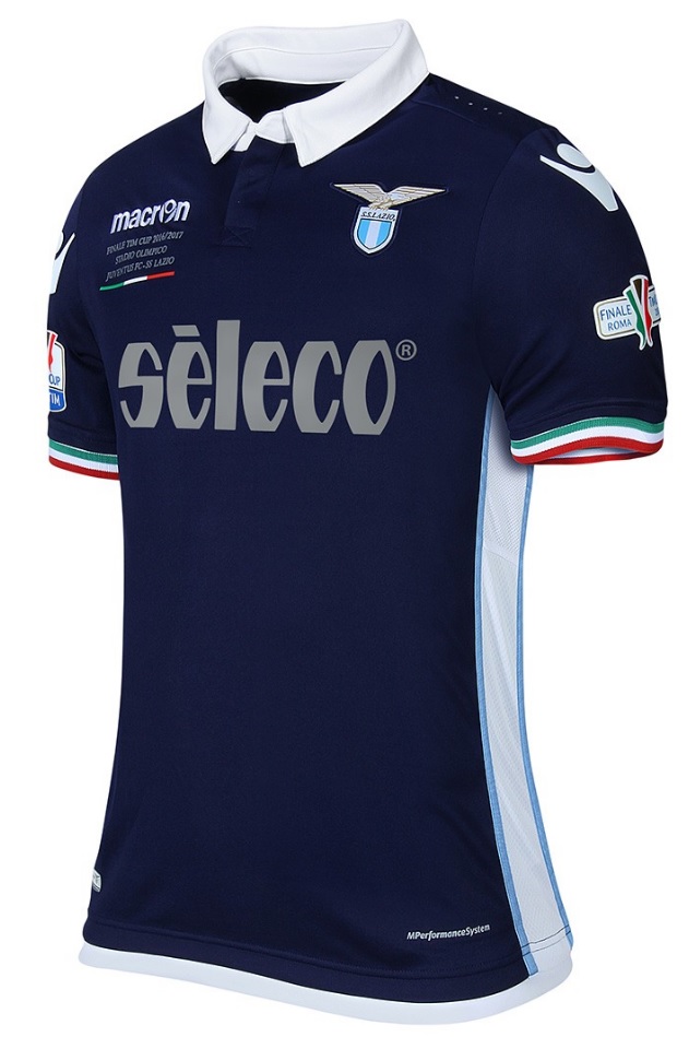 LAzio Roma TIMCup final shirt 2017