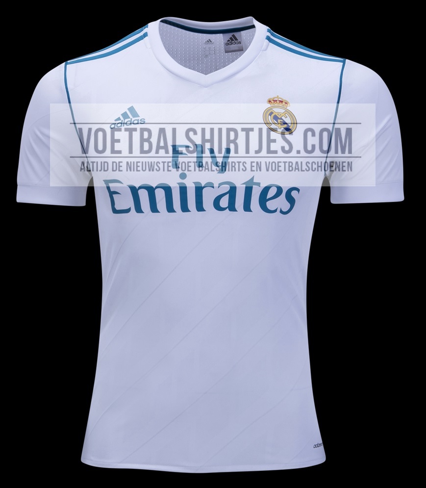 Real Madrid 17-18 home kit