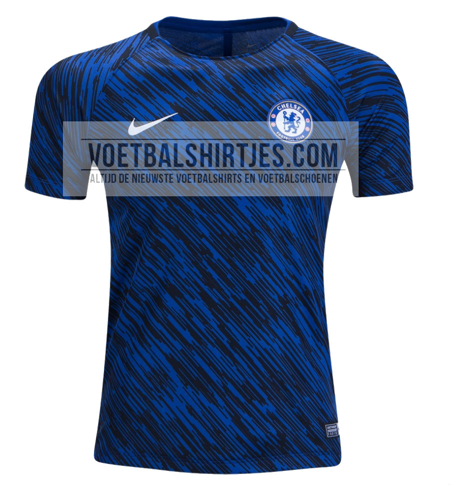 Chelsea 2018 pre-match top