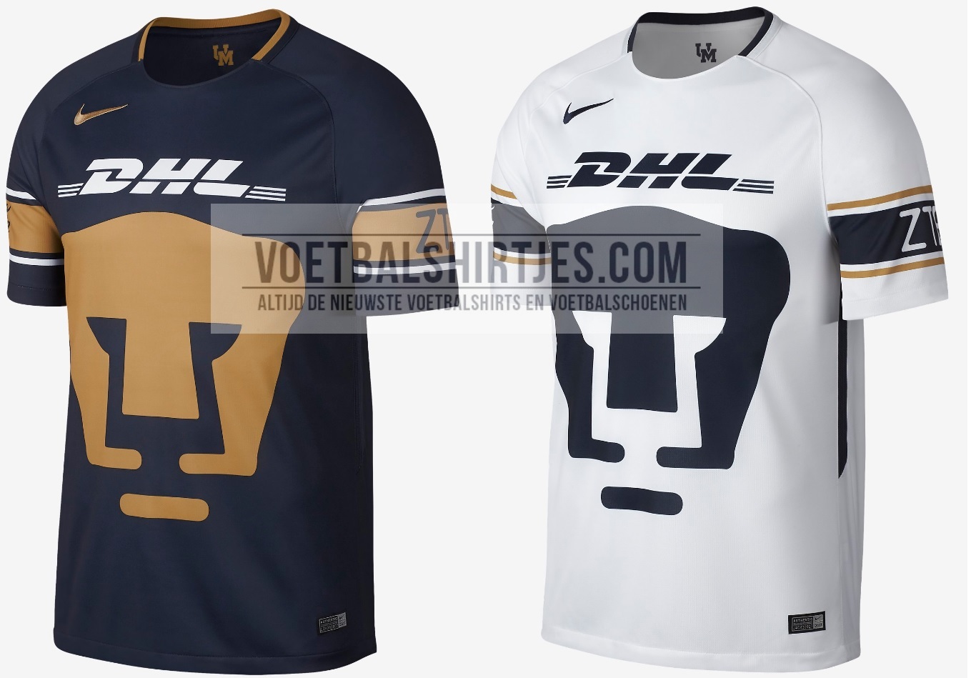 Pumas UNAM voetbalshirts 17-18
