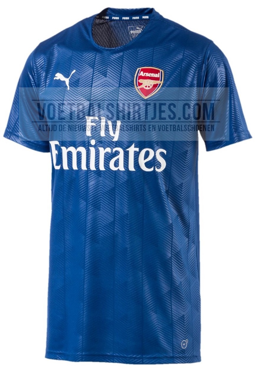 arsenal pre match top 2018 blue