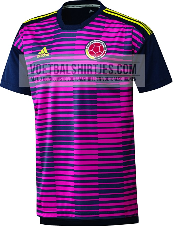 camiseta Colombia 2018 pre match 