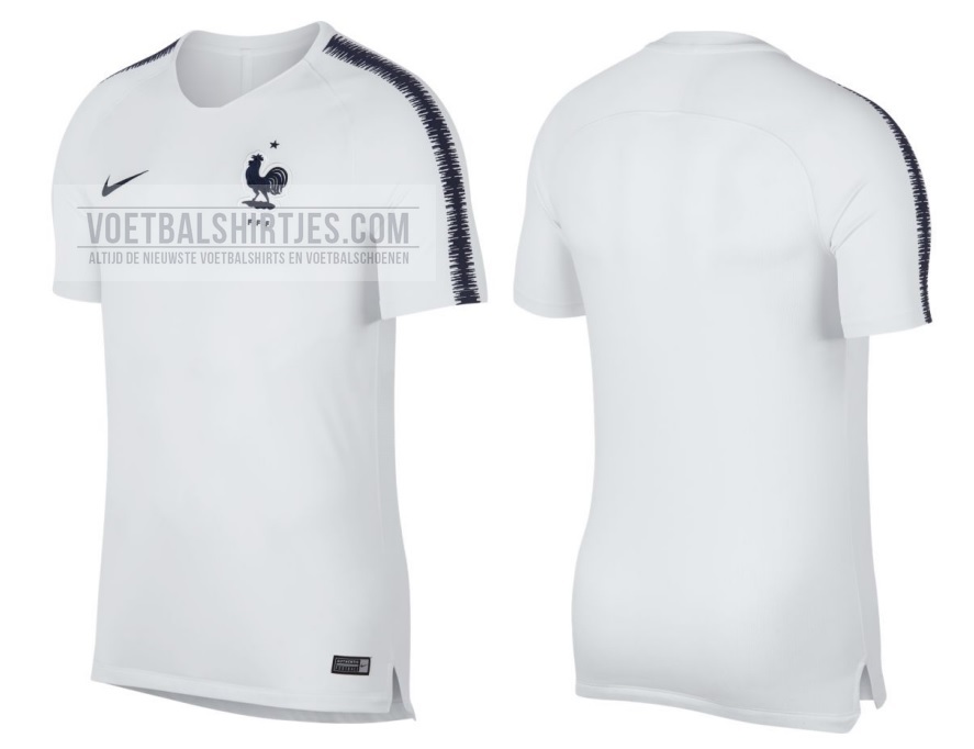 France 2018 training top