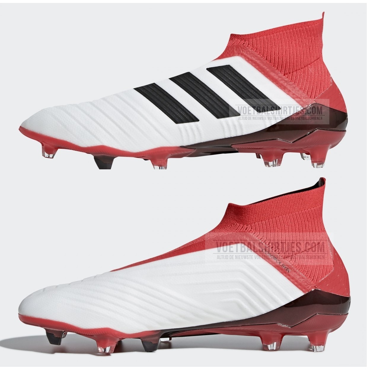 adidas predator 18+ white red