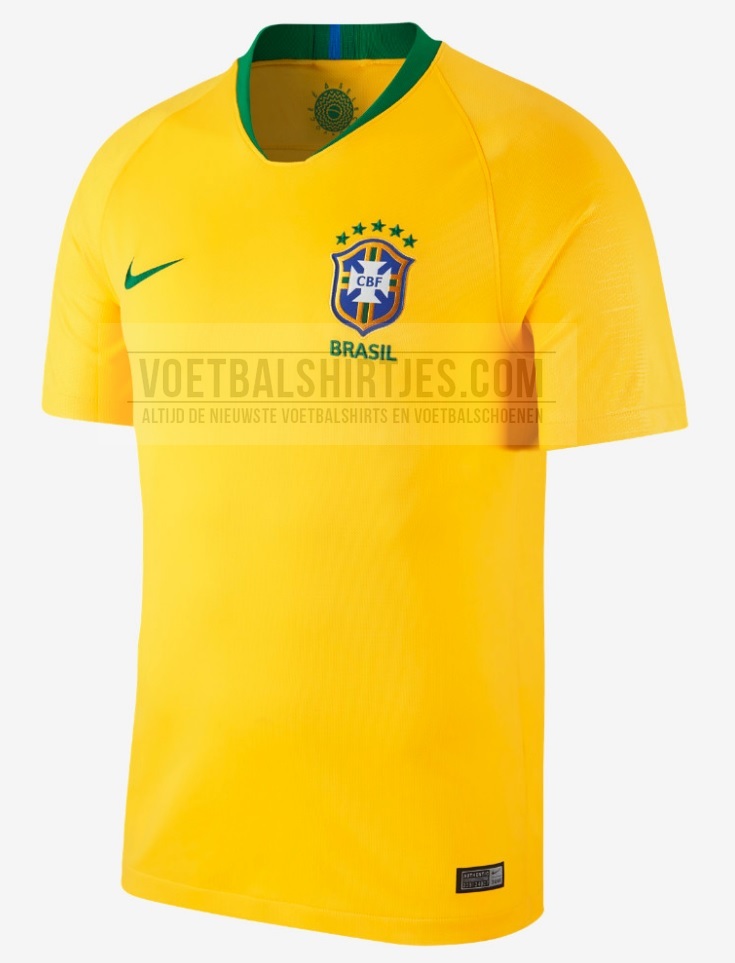 Brazilie thuisshirt 2018