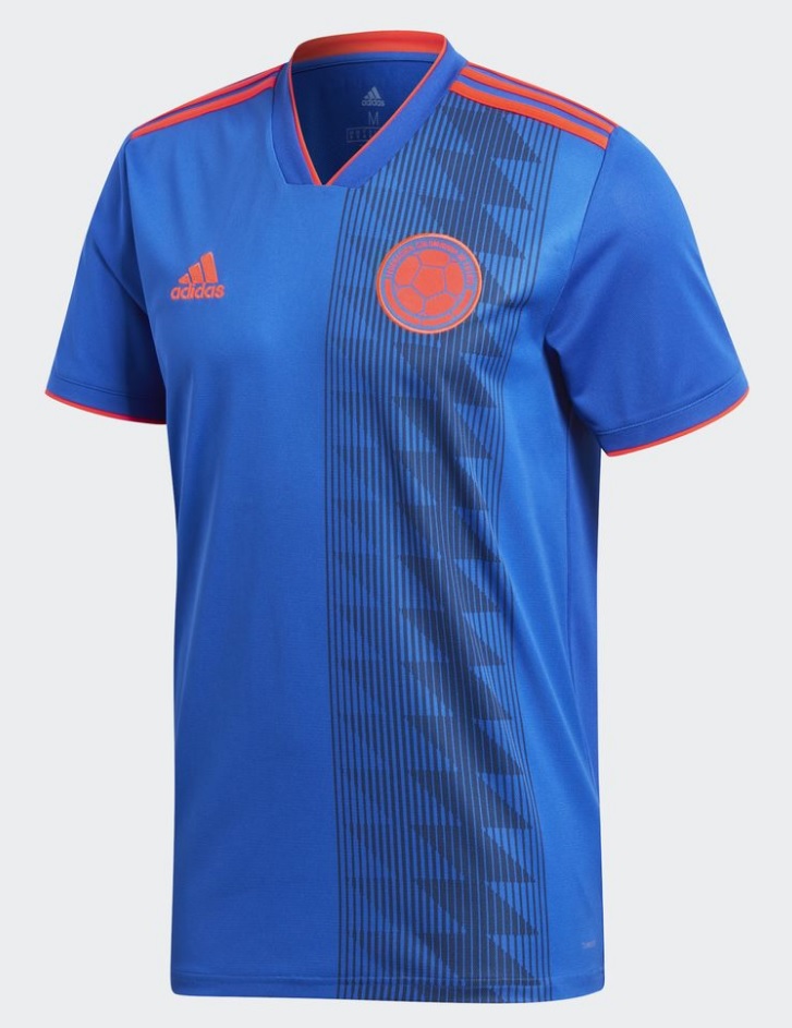 camiseta Colombia 2018 visitante